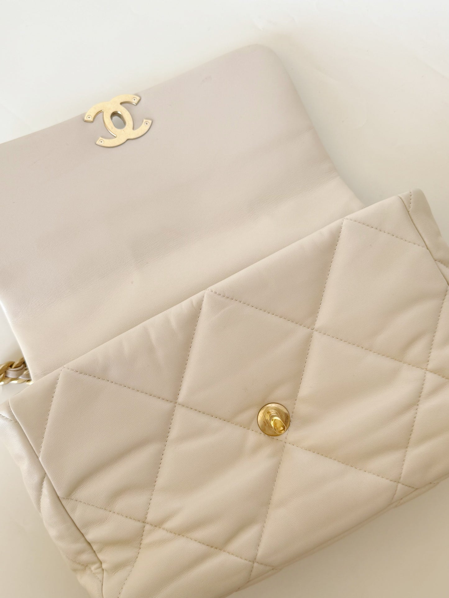 Chanel Lambskin Quilted Chanel 19 Flap