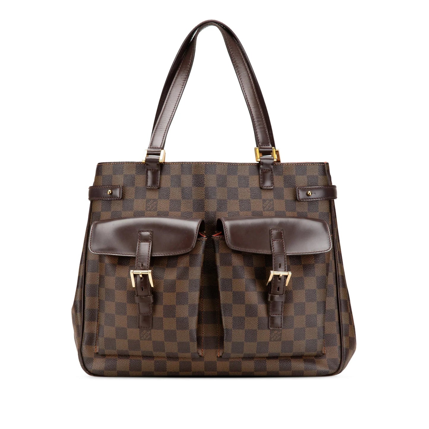 Brown Louis Vuitton Damier Ebene Uzes Tote Bag