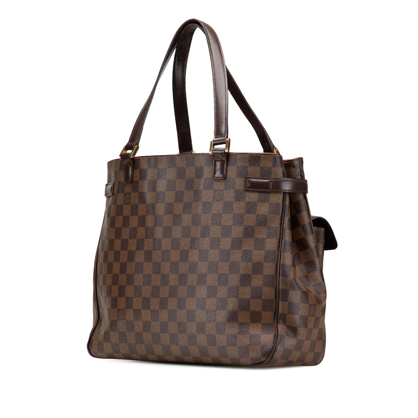 Brown Louis Vuitton Damier Ebene Uzes Tote Bag