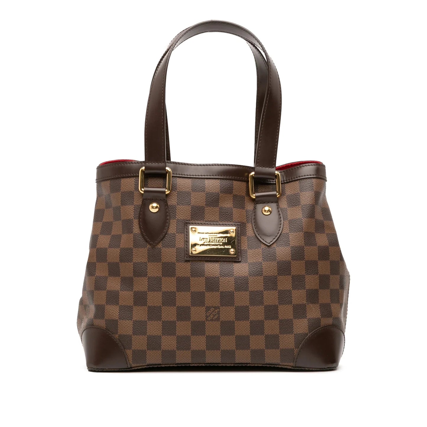 Brown Louis Vuitton Damier Ebene Hampstead PM Tote Bag