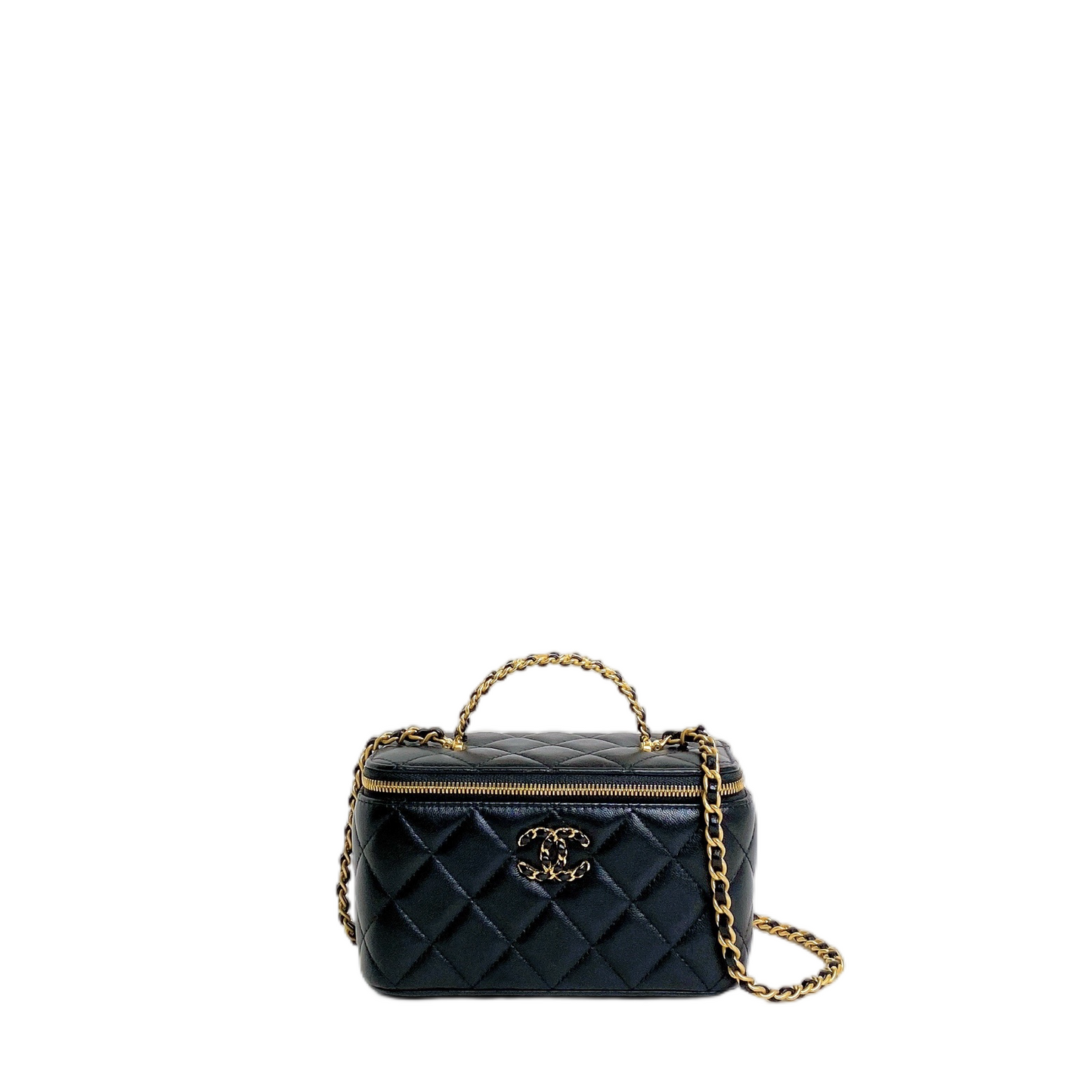 CHANEL VANITY WITH CHAIN TOP HANDLE Handbag