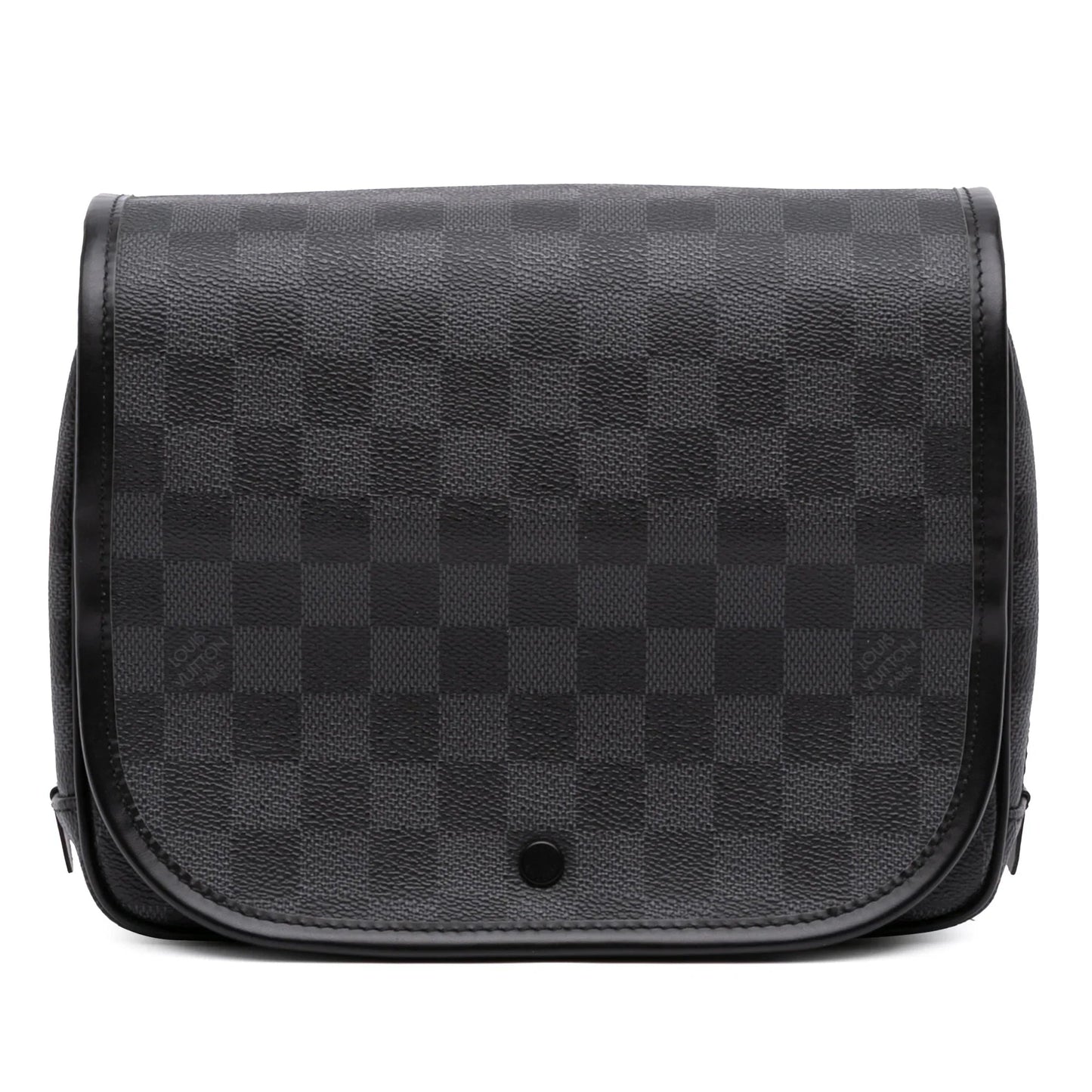 Black Louis Vuitton Damier Graphite Hanging Toiletry Kit Pouch