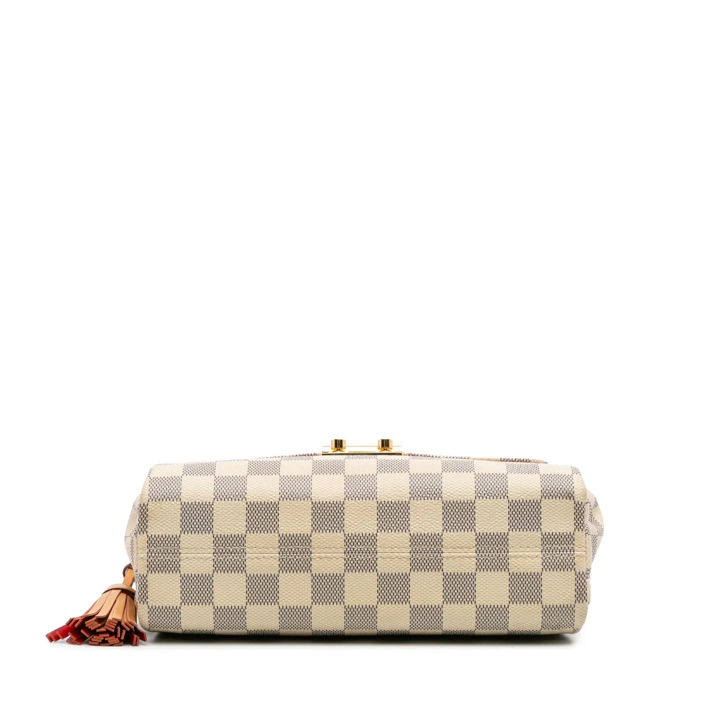 White Louis Vuitton Damier Azur Croisette Satchel