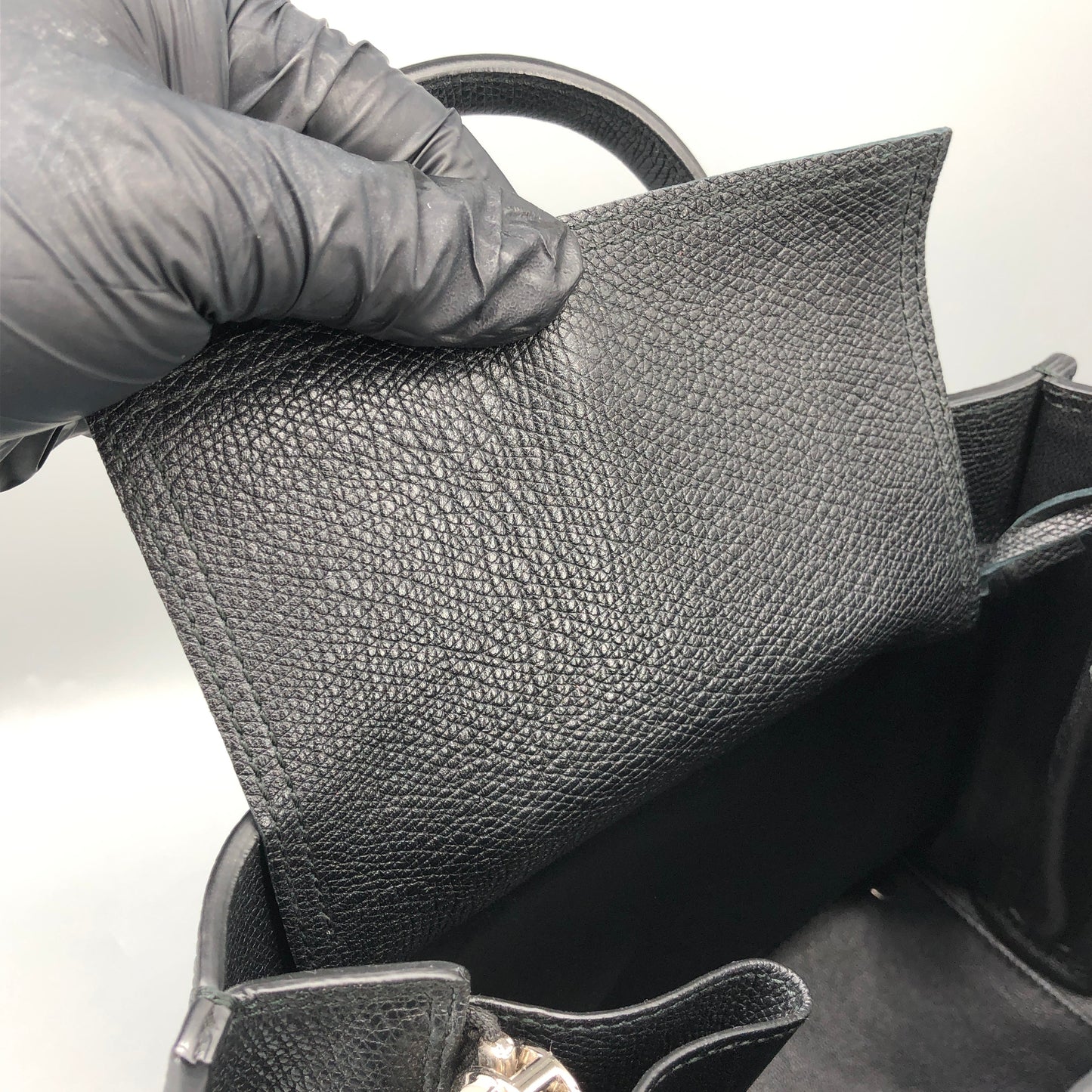 Balenciaga Everyday Small Tote Bag Black Grain Leather