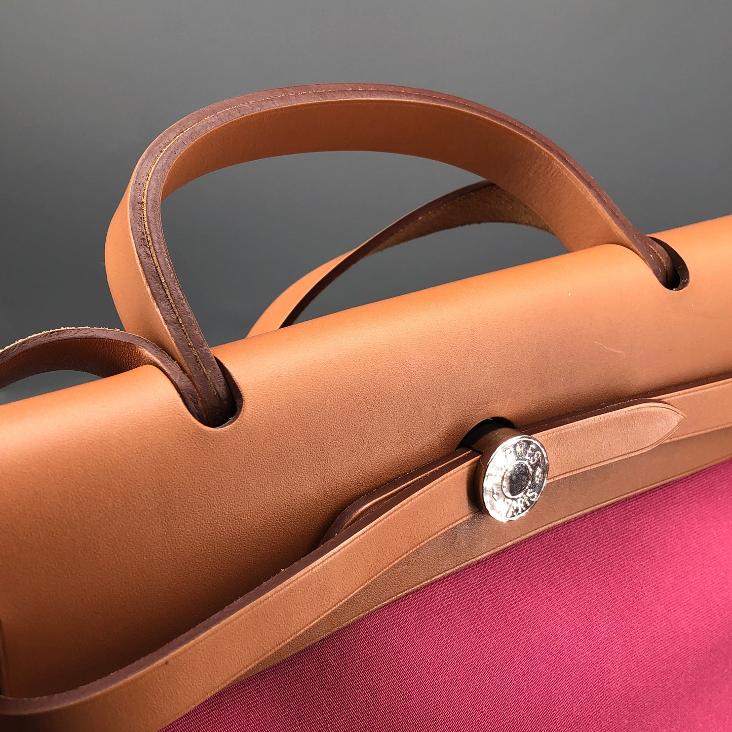 Hermes 2011 Pink Canvas Herbag 31 Shoulder Bag