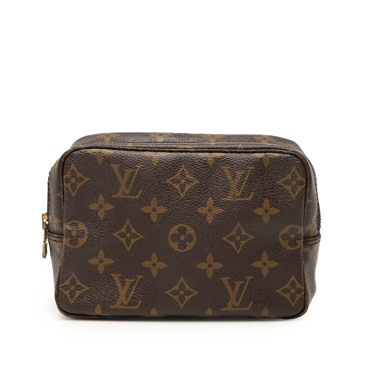 Brown Louis Vuitton Monogram Trousse Toilette 18 Clutch Bag