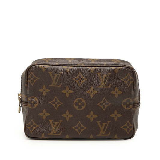 Brown Louis Vuitton Monogram Trousse Toilette 18 Clutch Bag