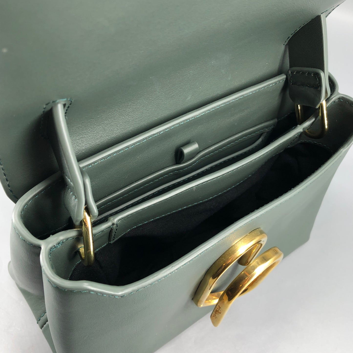 3.1 Phillip Lim Dark Green Pashli Mini Satchel Handbag