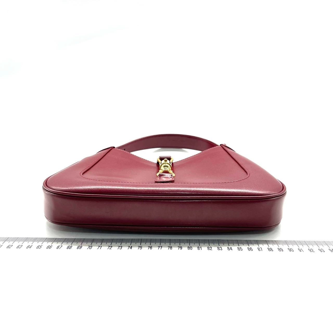 Gucci Jackie 1961 Red Leather Bag Small with Adjustable Strap
