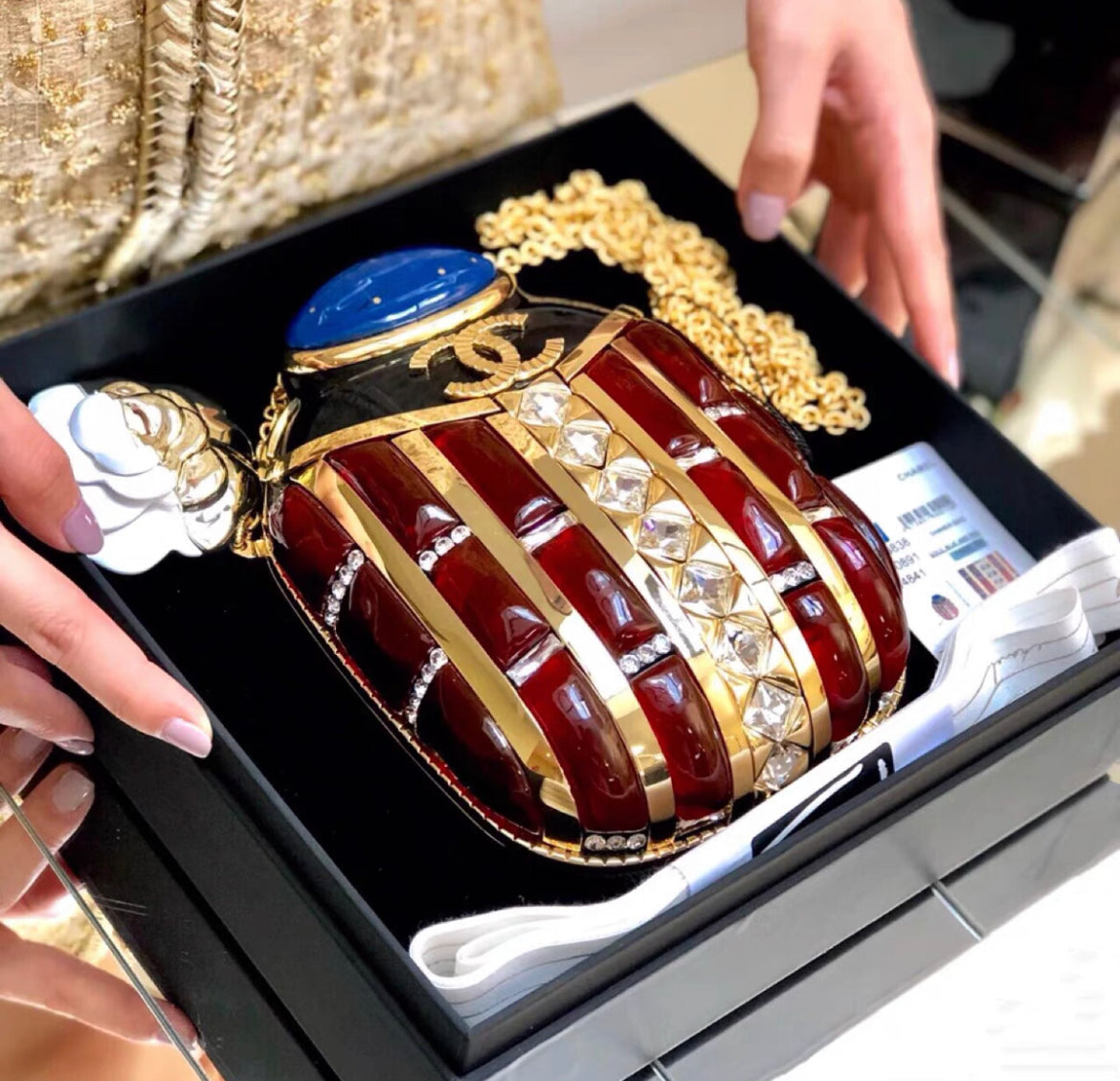 Chanel Scarab Minaudière Pre-Fall Métiers dArt 2019