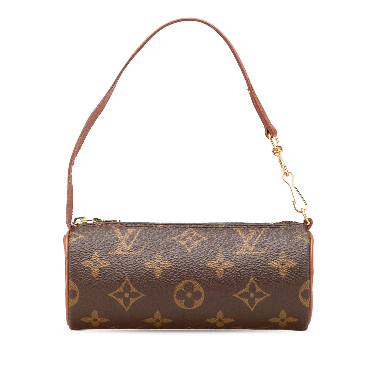 Brown Louis Vuitton Monogram Papillon Pochette Handbag