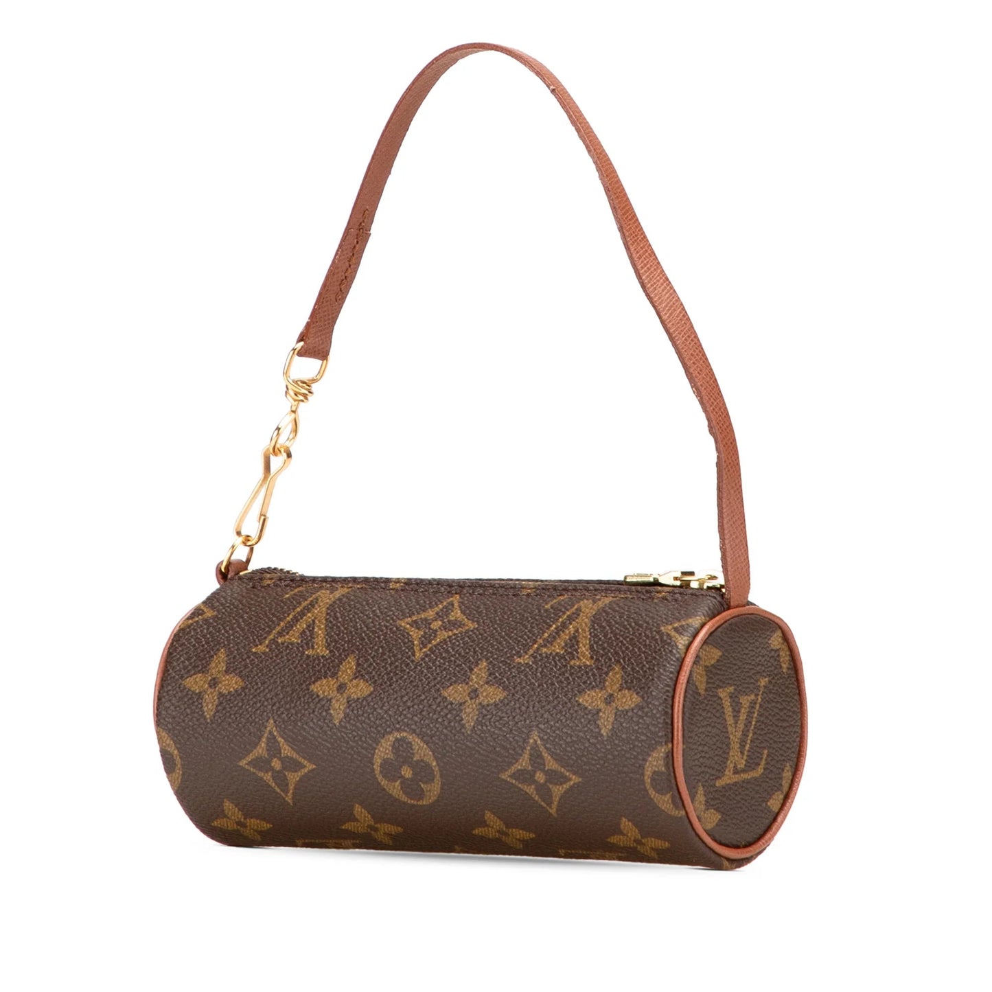 Brown Louis Vuitton Monogram Papillon Pochette Handbag
