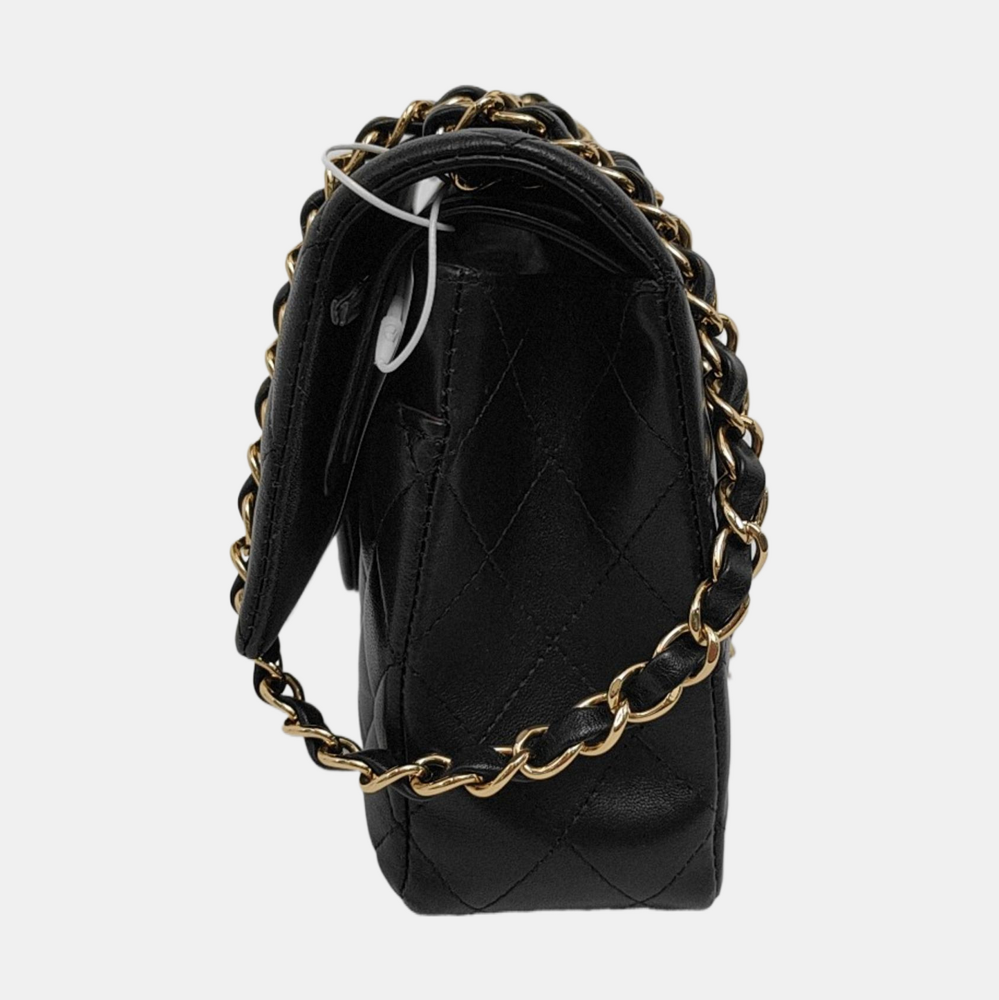 Chanel Timeless Classic Flap Medium Black Lambskin Leather Gold Hardware 2019