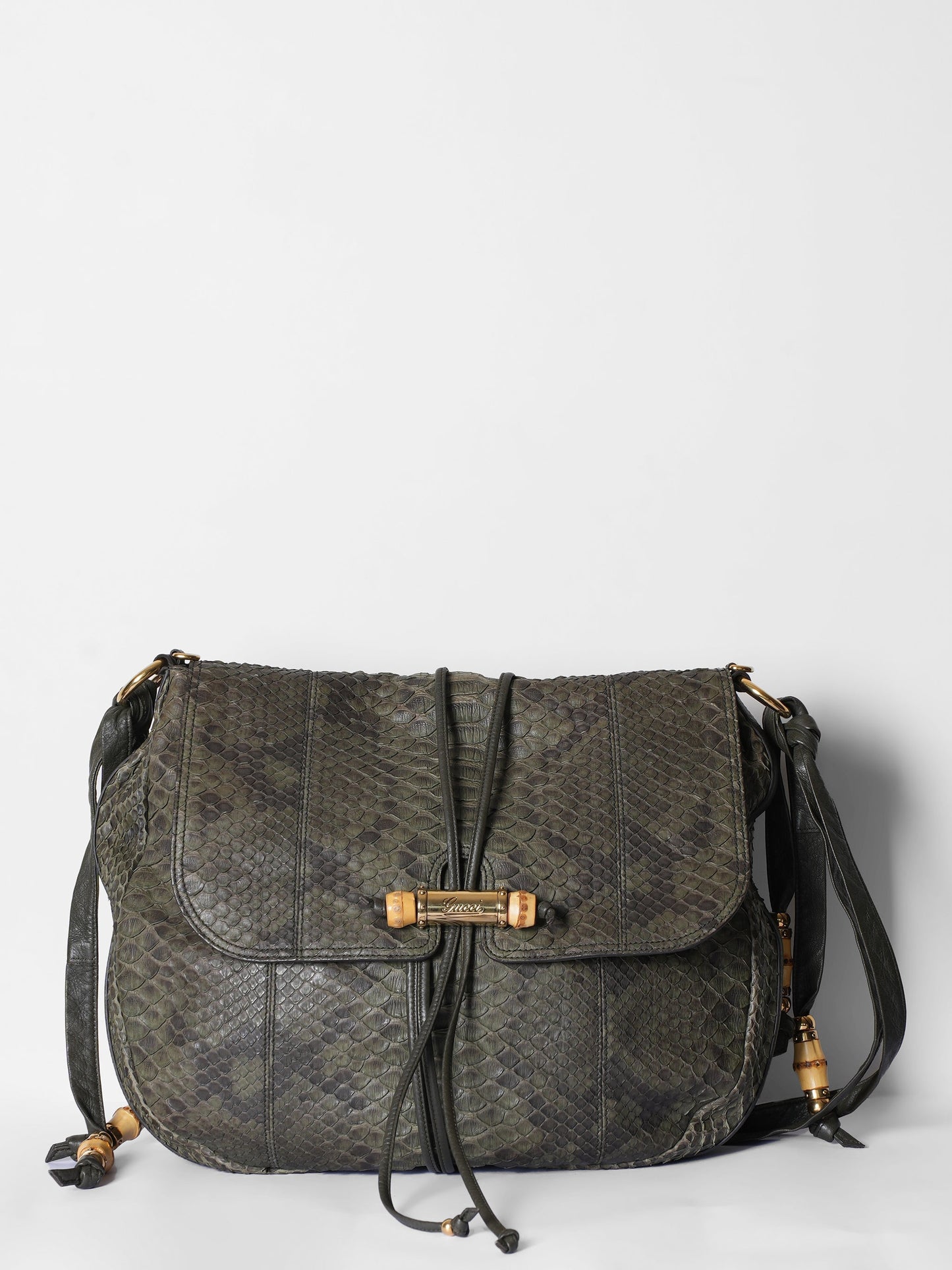 Gucci Lou Chain Leather Shoulder Bag
