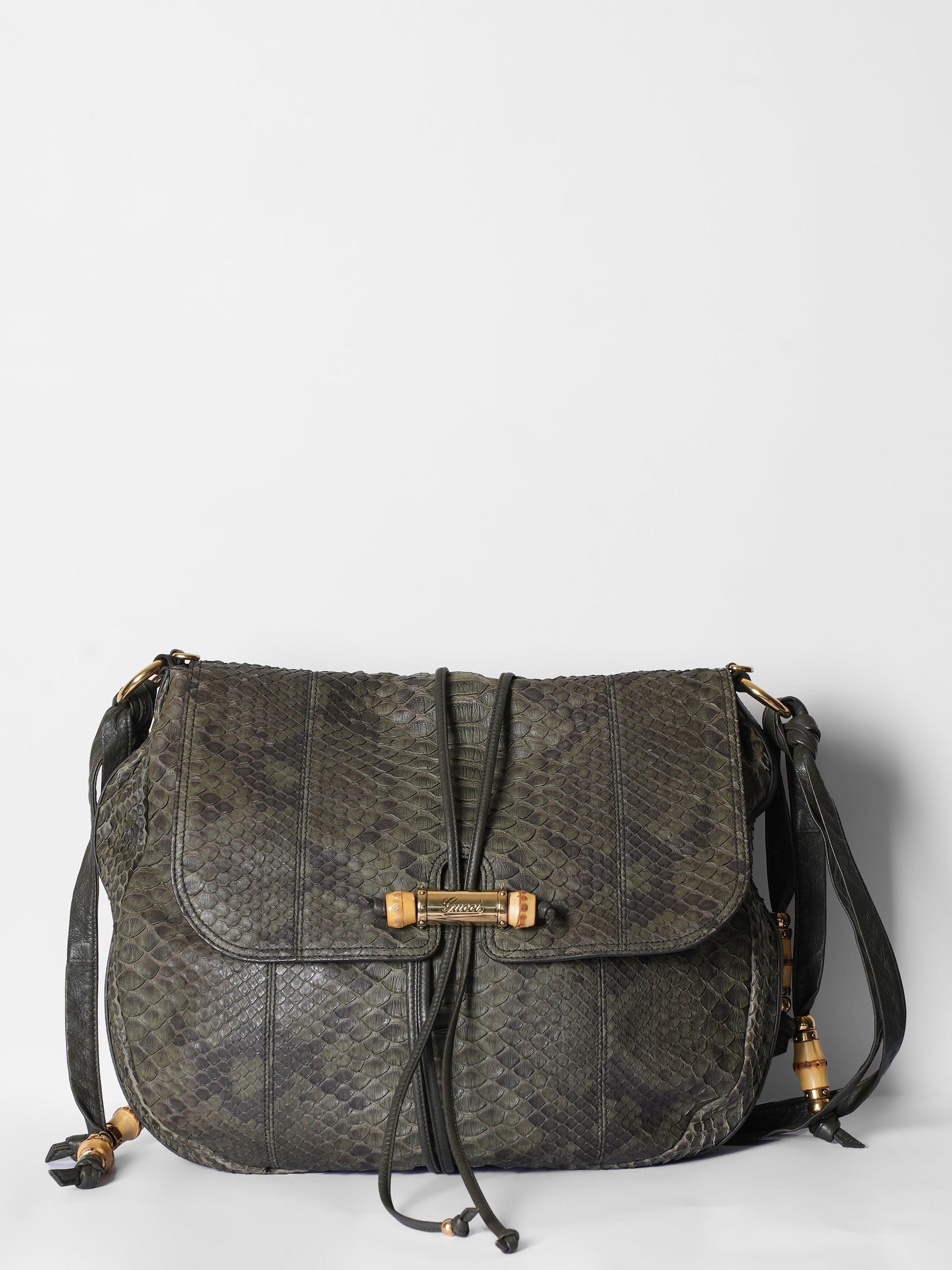 Gucci Lou Chain Leather Shoulder Bag