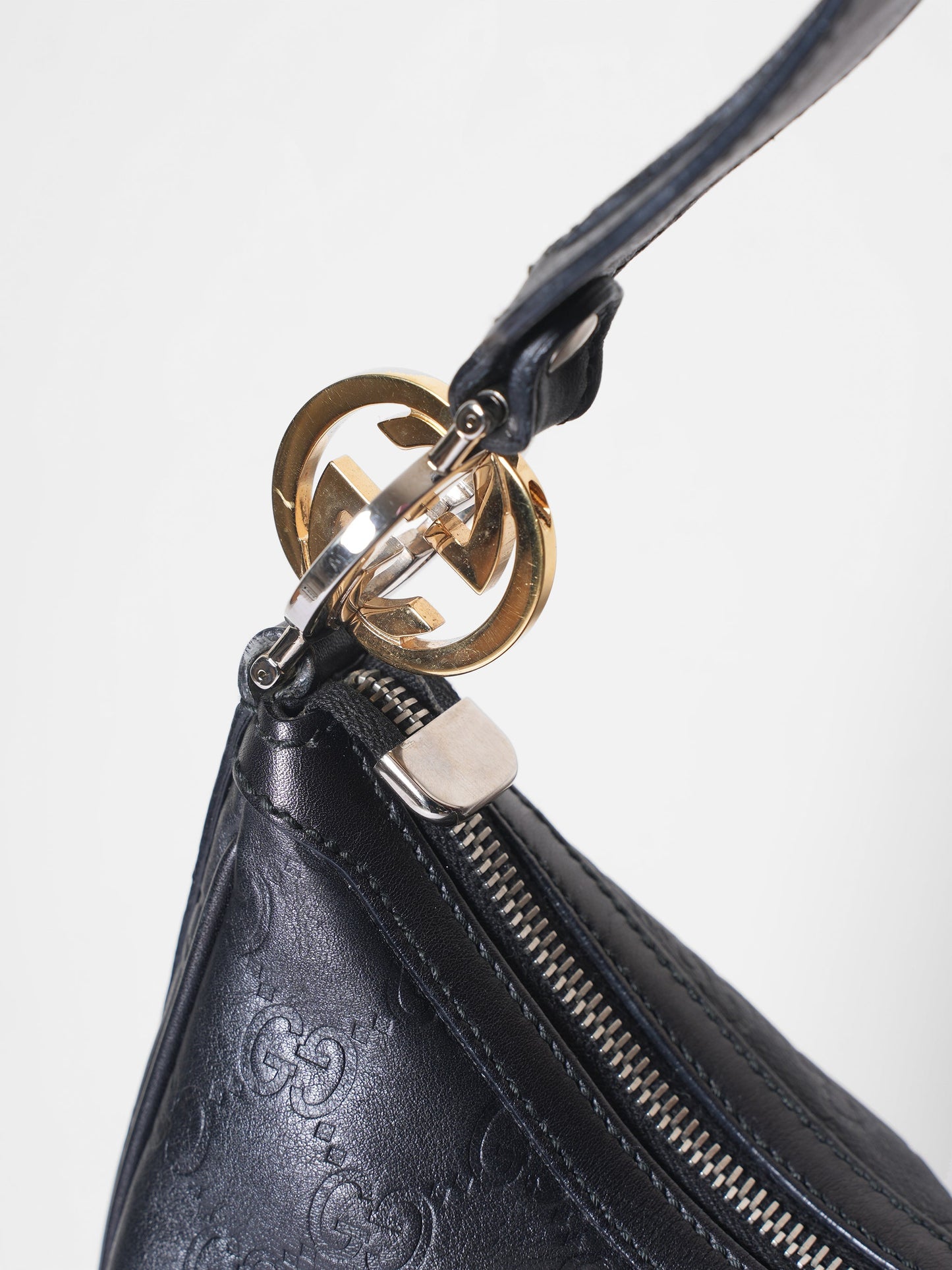 Gucci Lou Leather Shoulder Bag