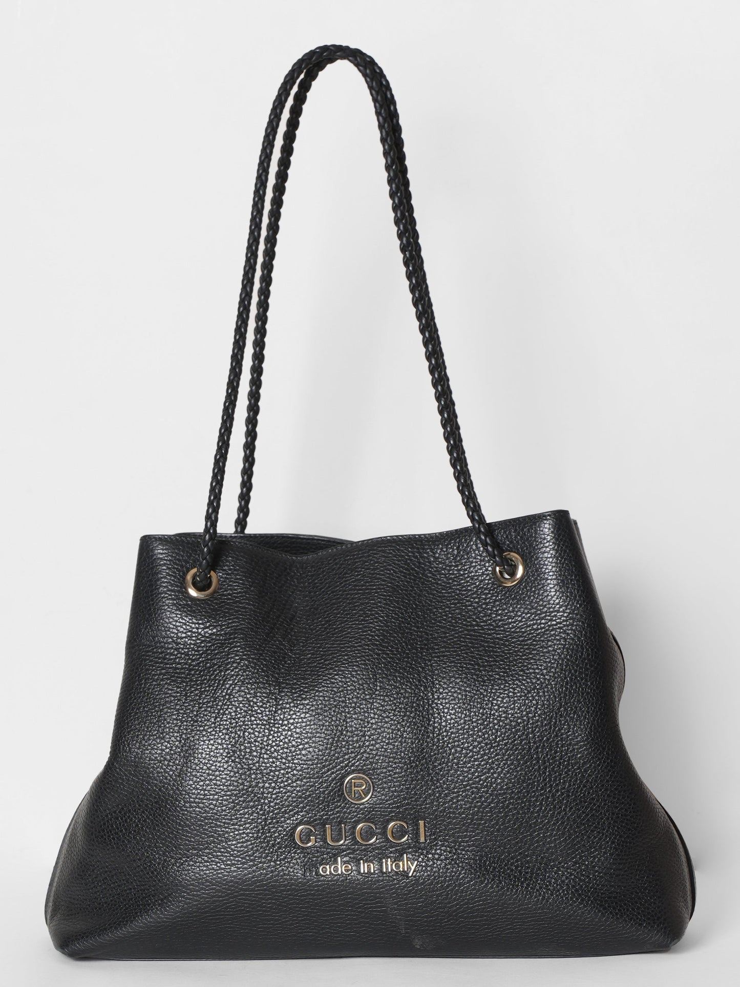 Gucci Lou Leather Top Handle Tote