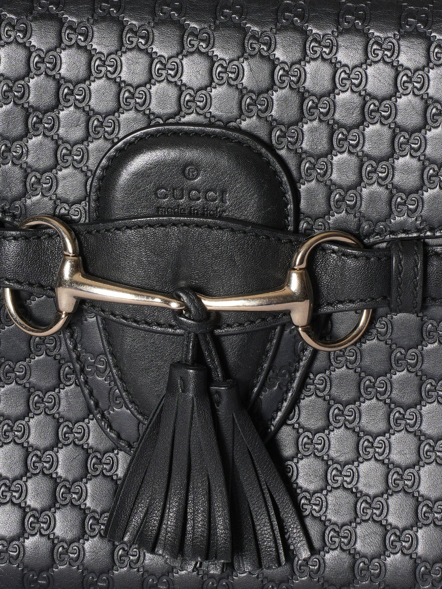 Gucci Lou Chain Leather Shoulder Bag