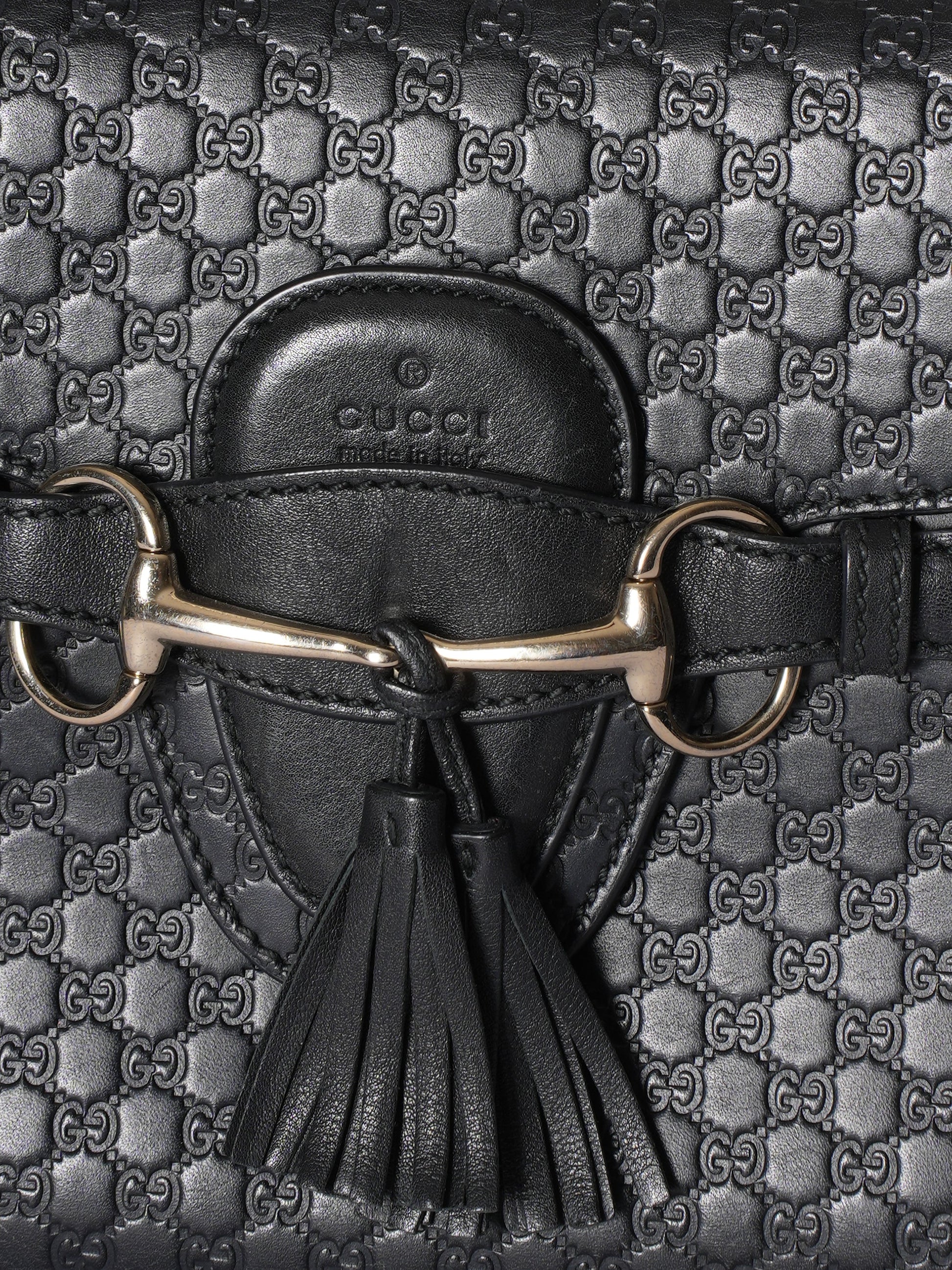 Gucci Lou Chain Leather Shoulder Bag