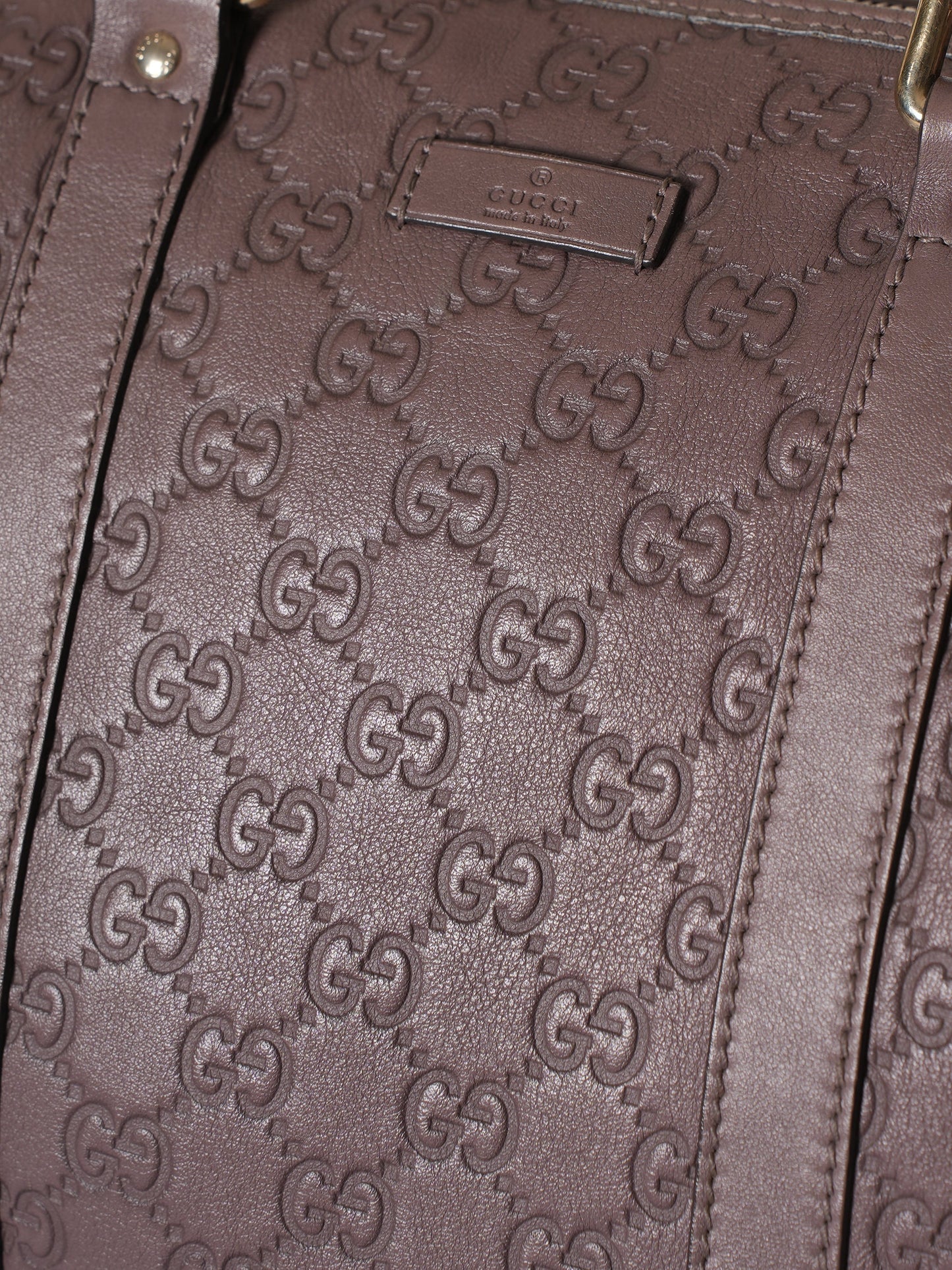 Gucci Lou Leather Top Handle Shoulder Bag