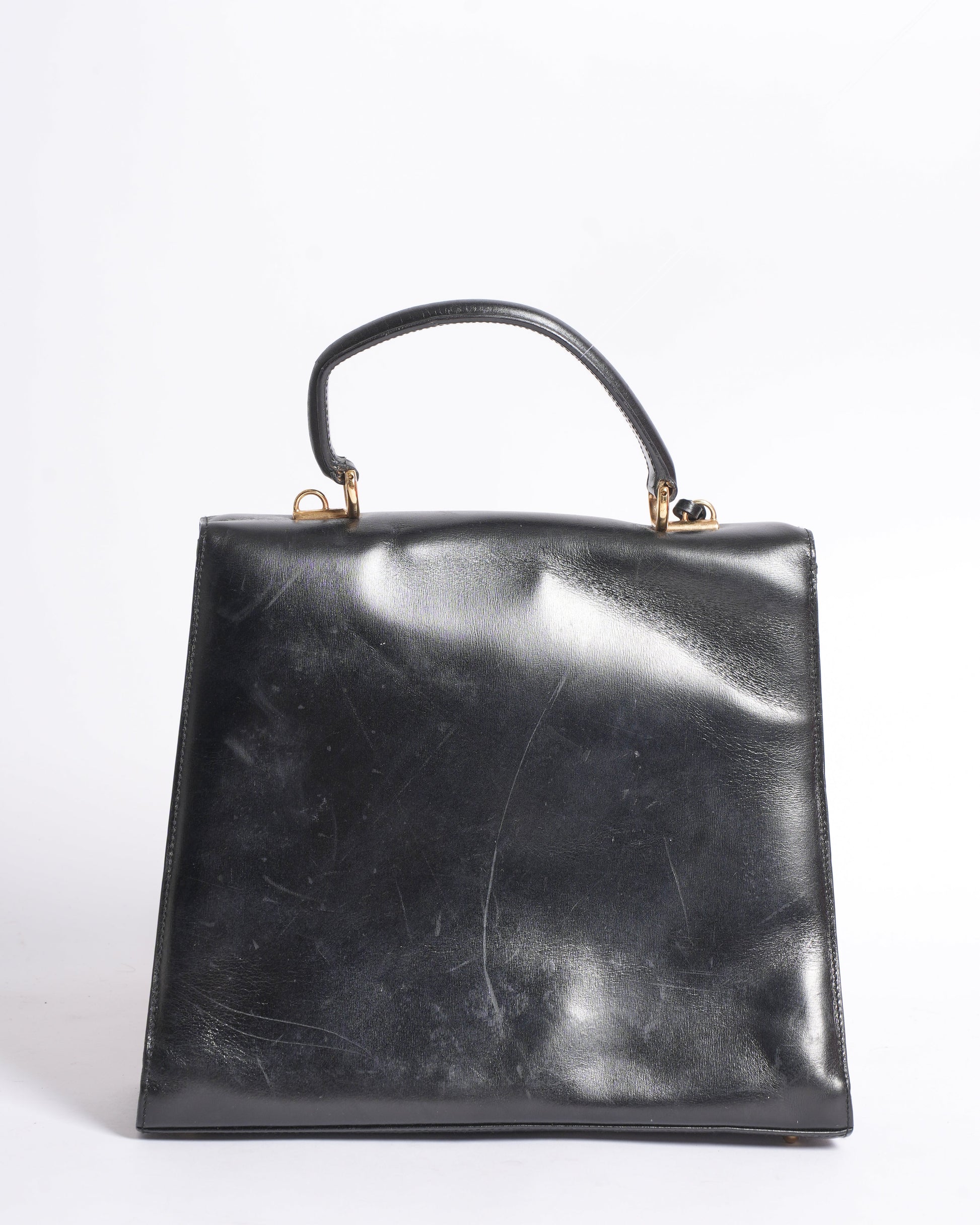 Gucci Leather Top Handle Crossbody