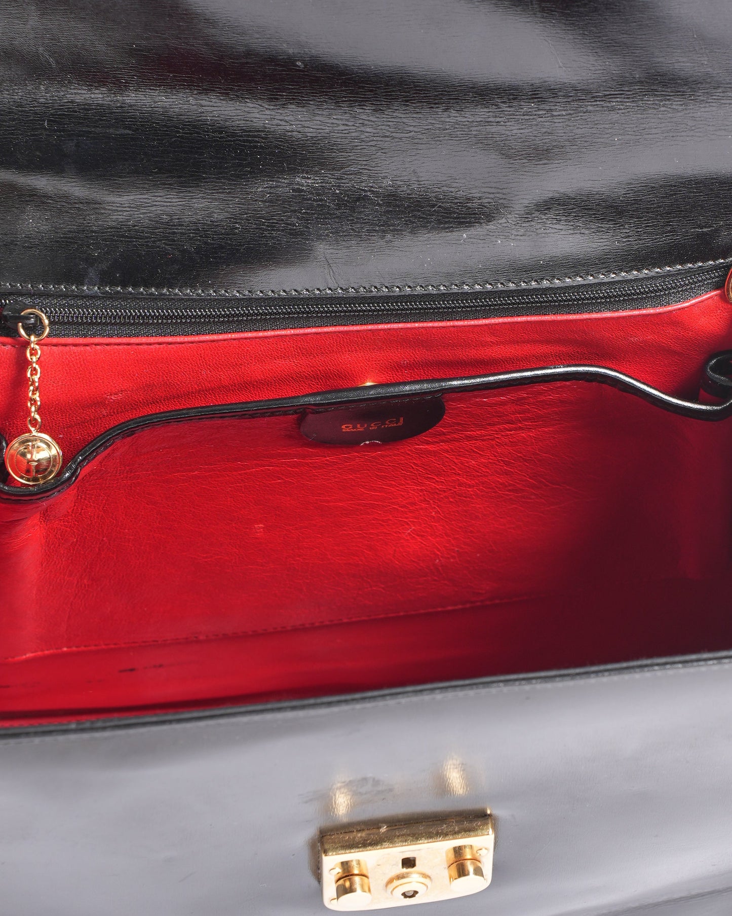 Gucci Leather Top Handle Crossbody