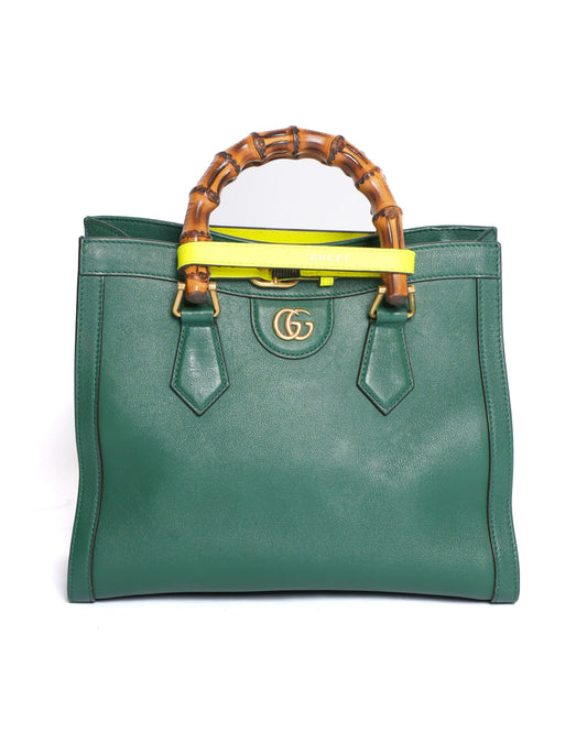 Gucci Leather Top Handle Crossbody