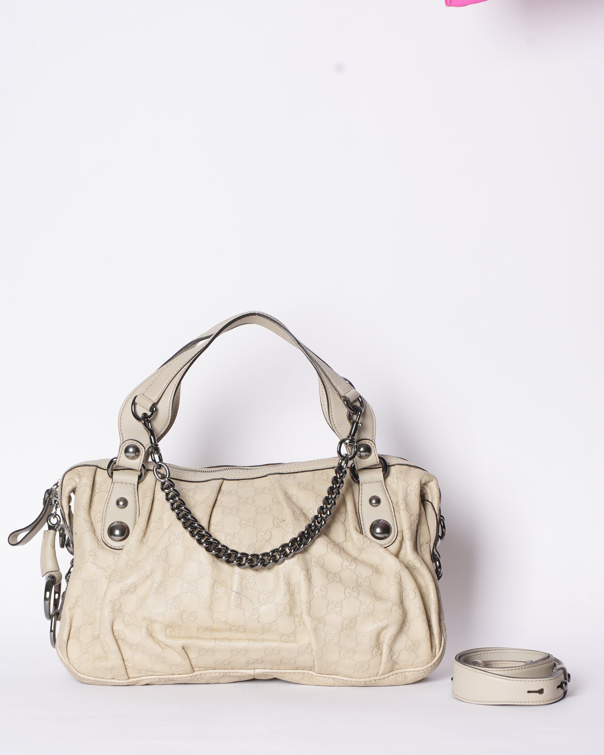 Gucci Lou Leather Shoulder Bag