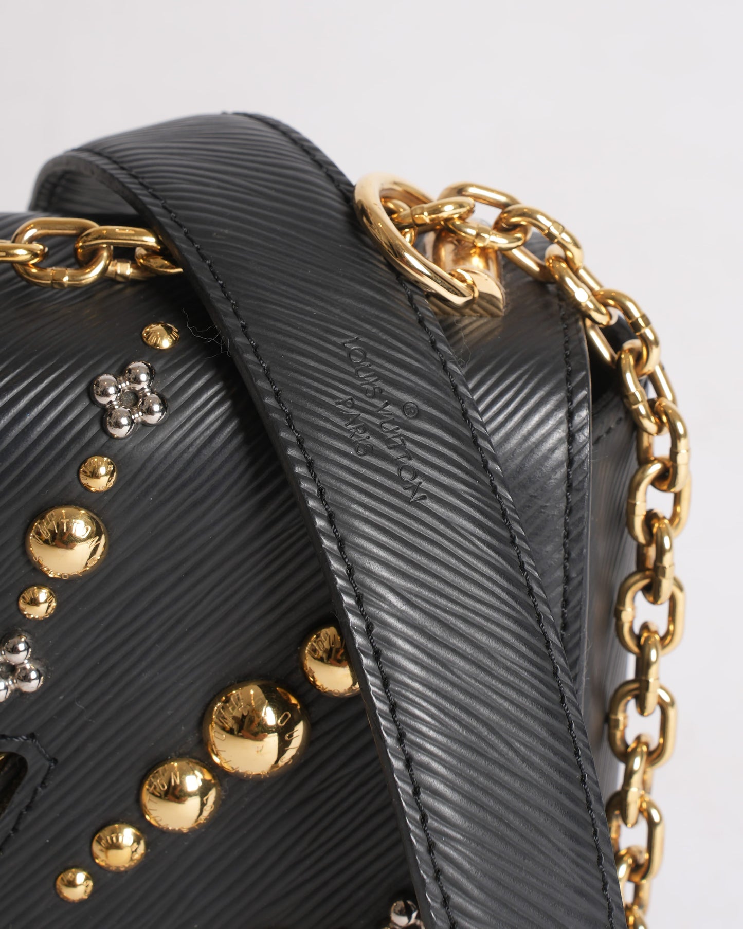 Louis Vuitton Twist Handbag in Studded Epi Leather