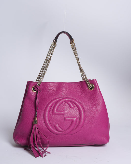 Gucci Lou Leather Shoulder Bag