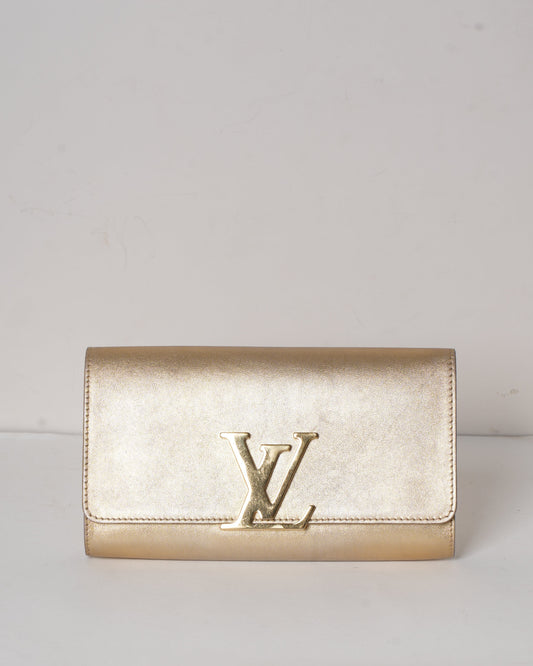 Louis Vuitton Calfskin Neo Louise Clutch
