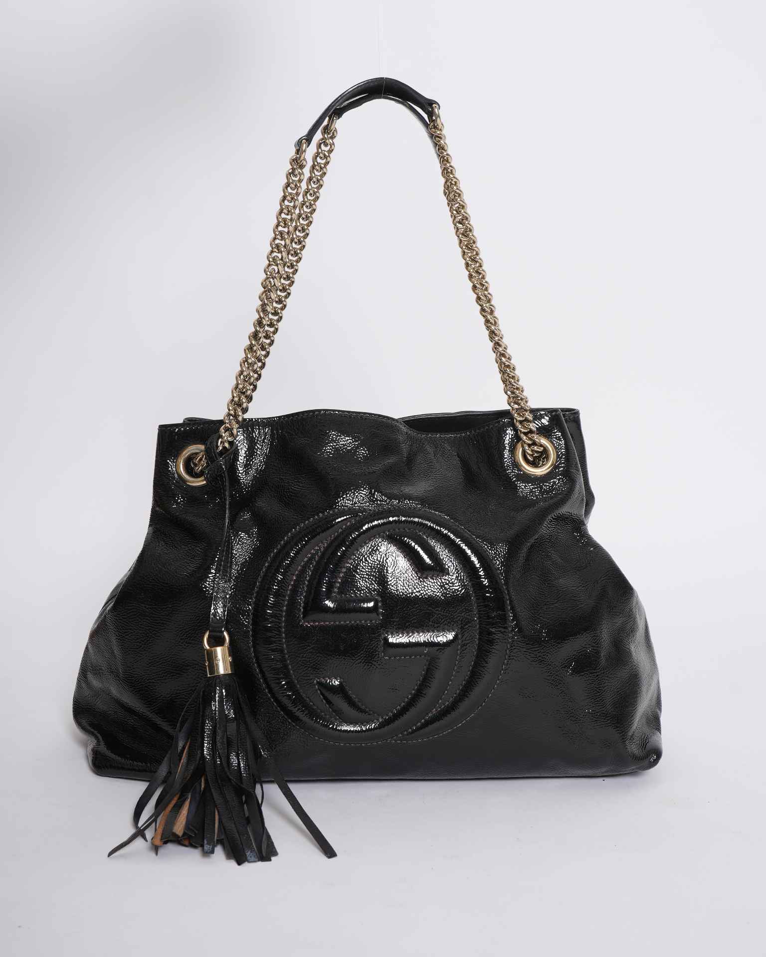 Gucci Chain Leather Shoulder Bag