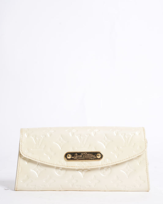 Louis vuitton sunset boulevard patent leather Clutch bag