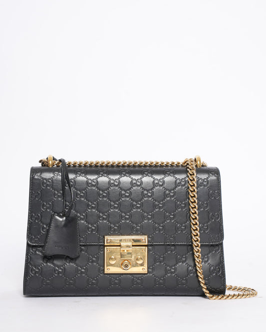 Gucci Chain Leather Crossbody