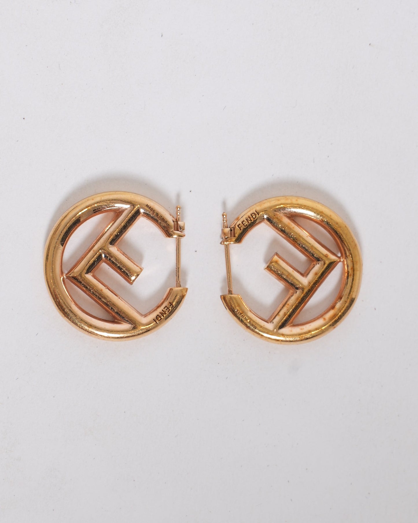 F is Fendi Small Hoop Earrings