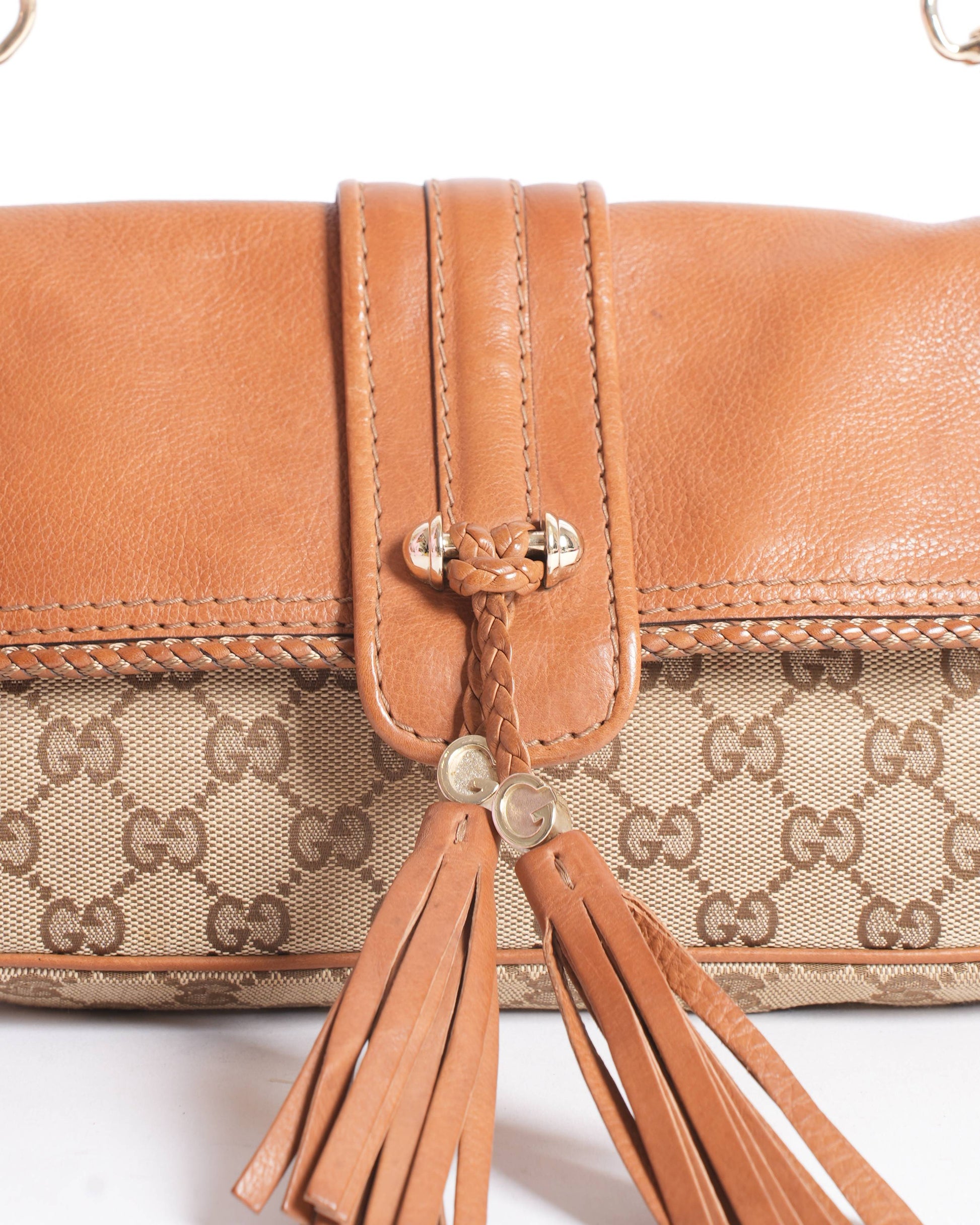 Gucci Chain Leather Shoulder Bag