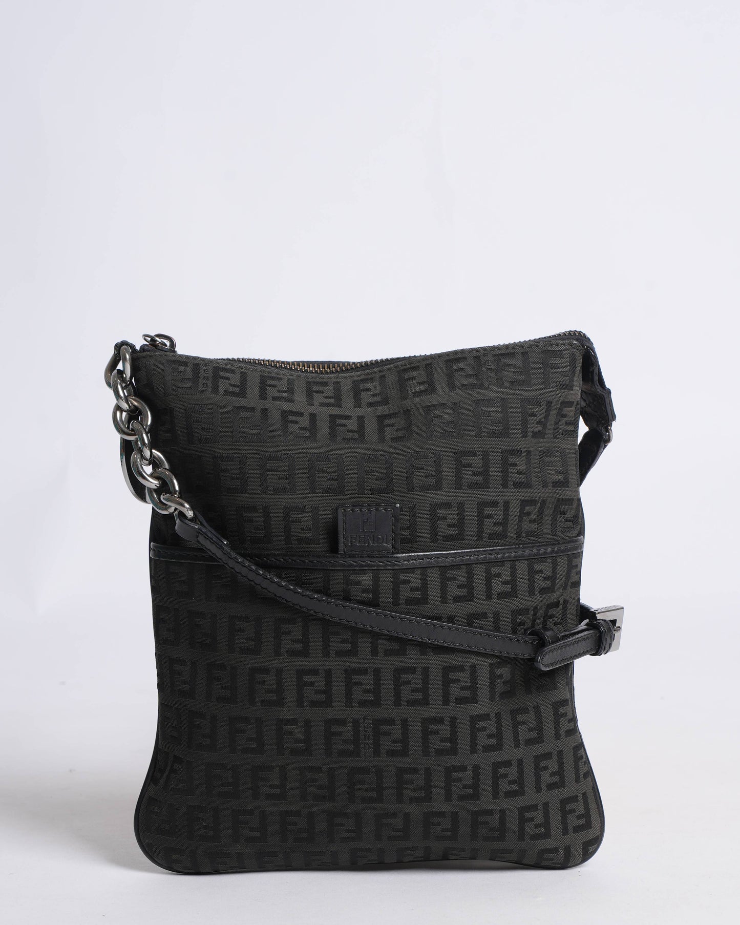 Fendi  Zucchino FF Crossbody Bag