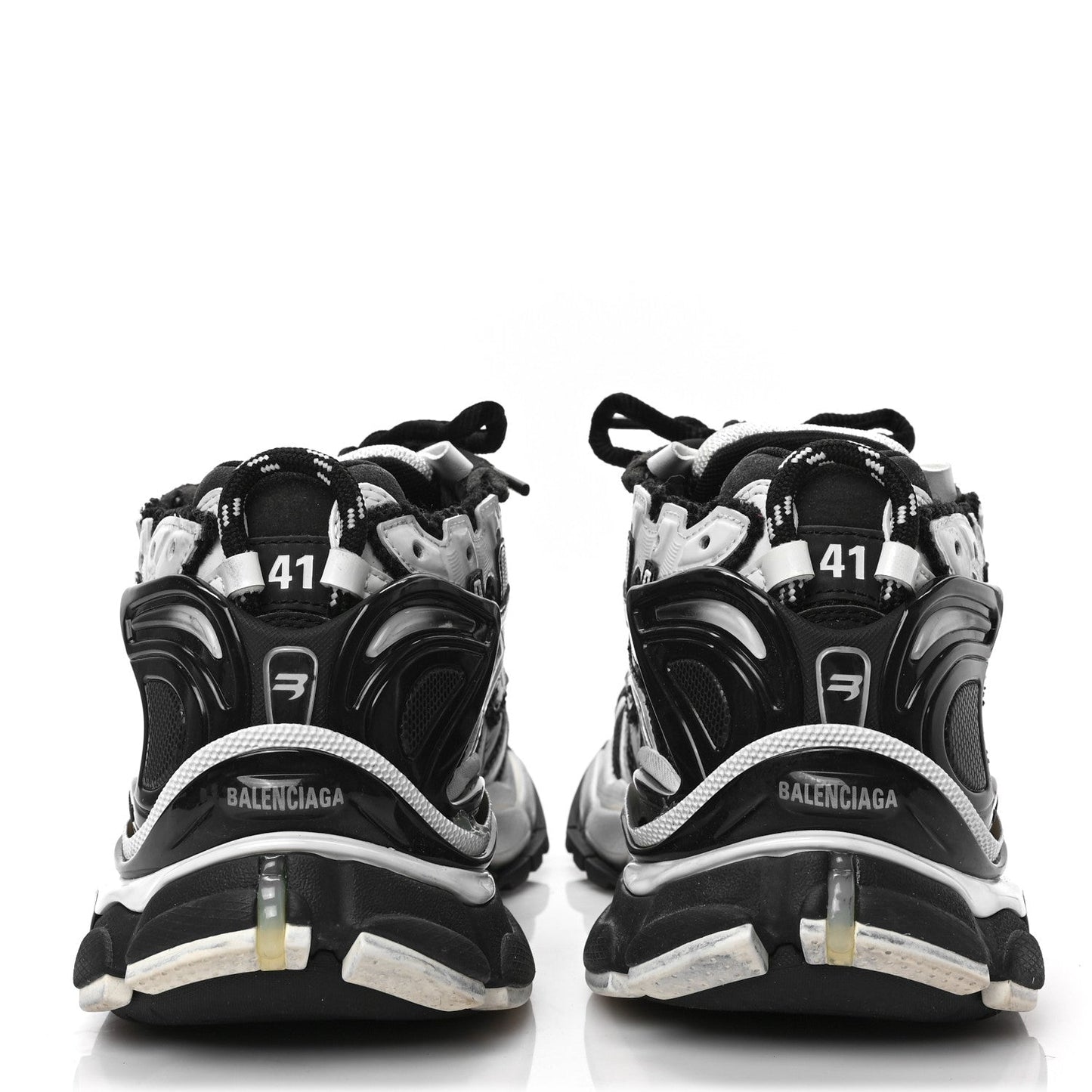 BALENCIAGA TWO-TONE RUNNER SNEAKERS