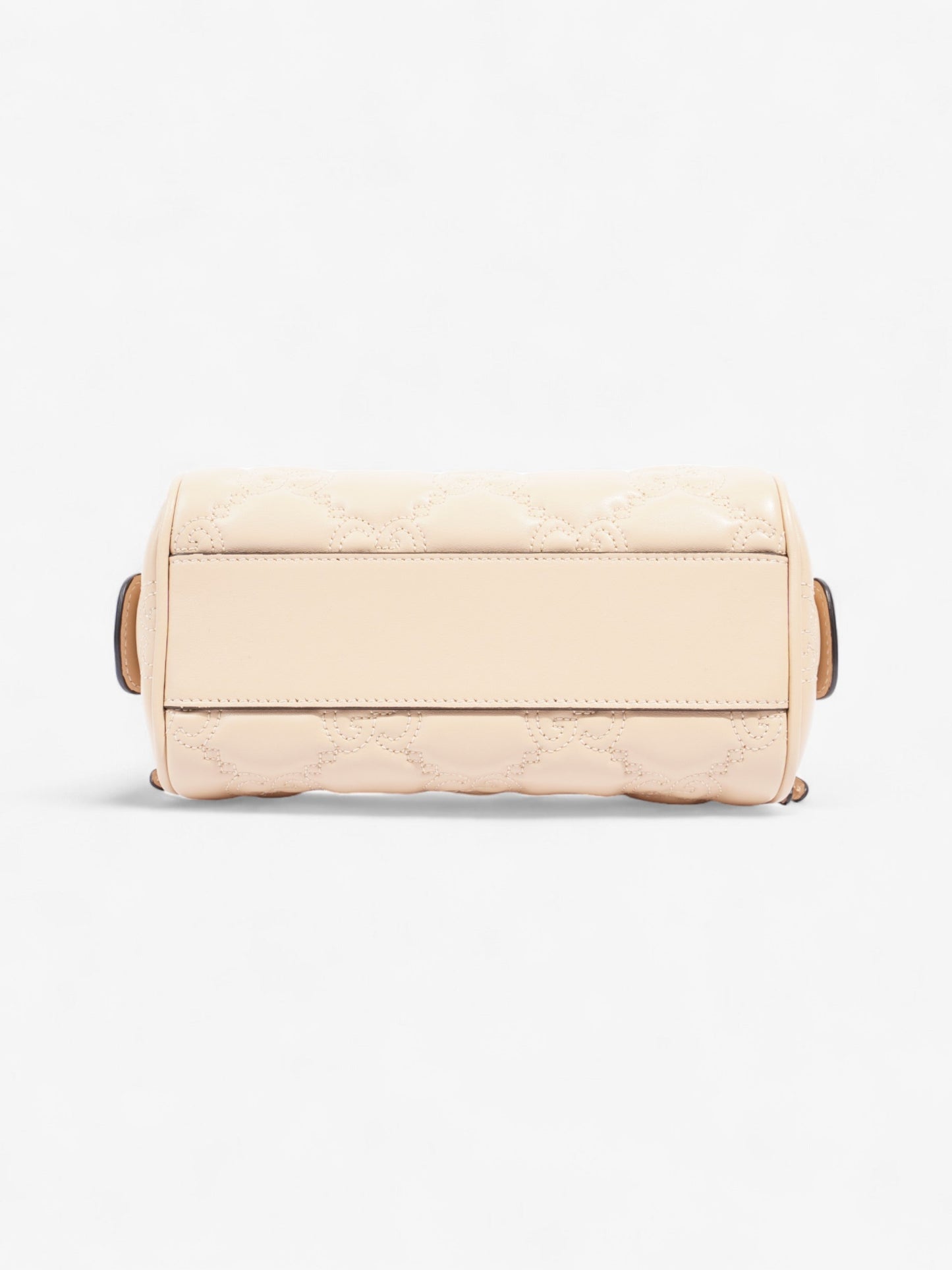 Gucci GG Super Top Handle Bag Light Beige Leather Mini