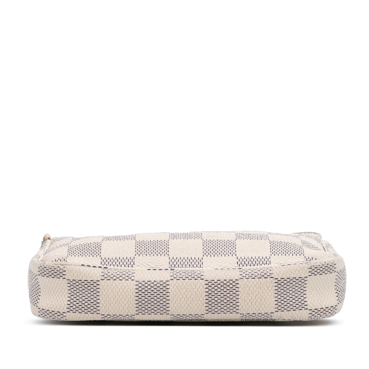 White Louis Vuitton Damier Azur Mini Pochette Accessoires Handbag