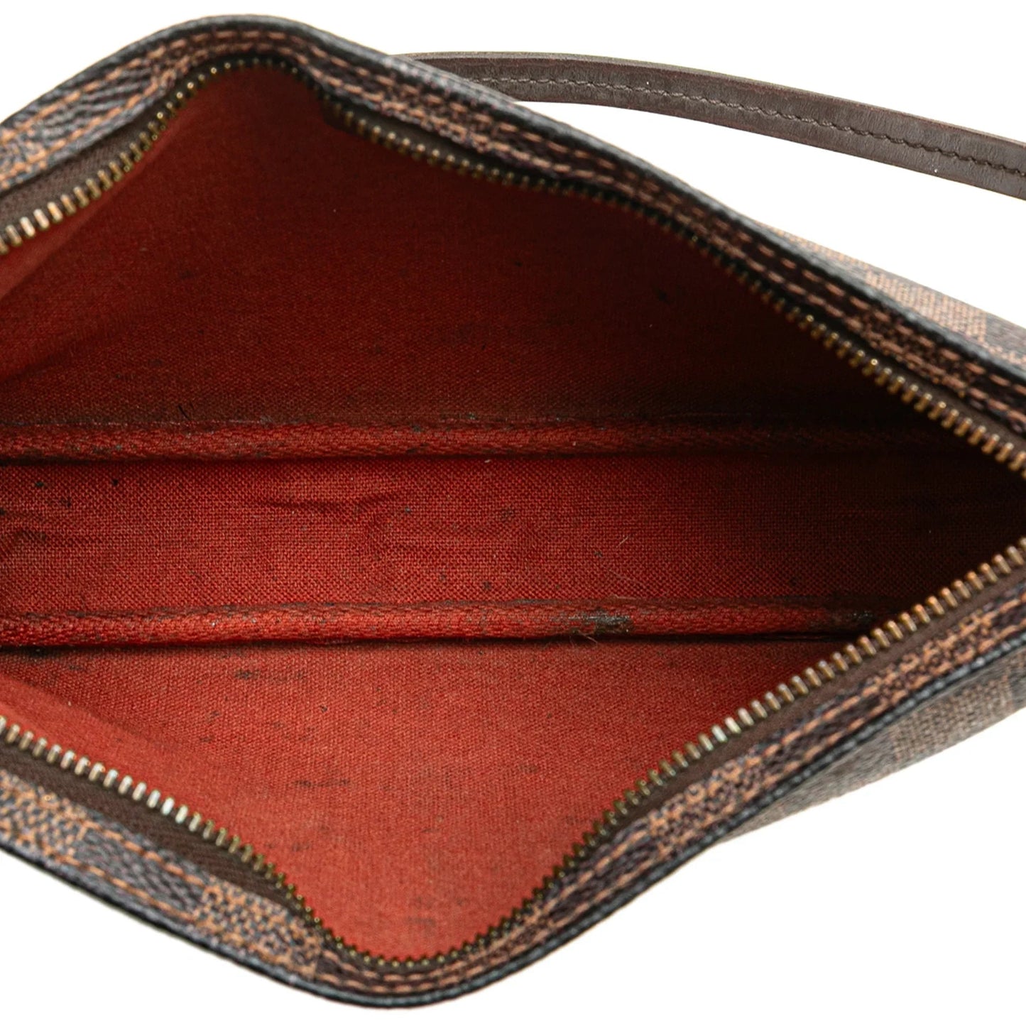 Brown Louis Vuitton Damier Ebene Navona Shoulder Bag