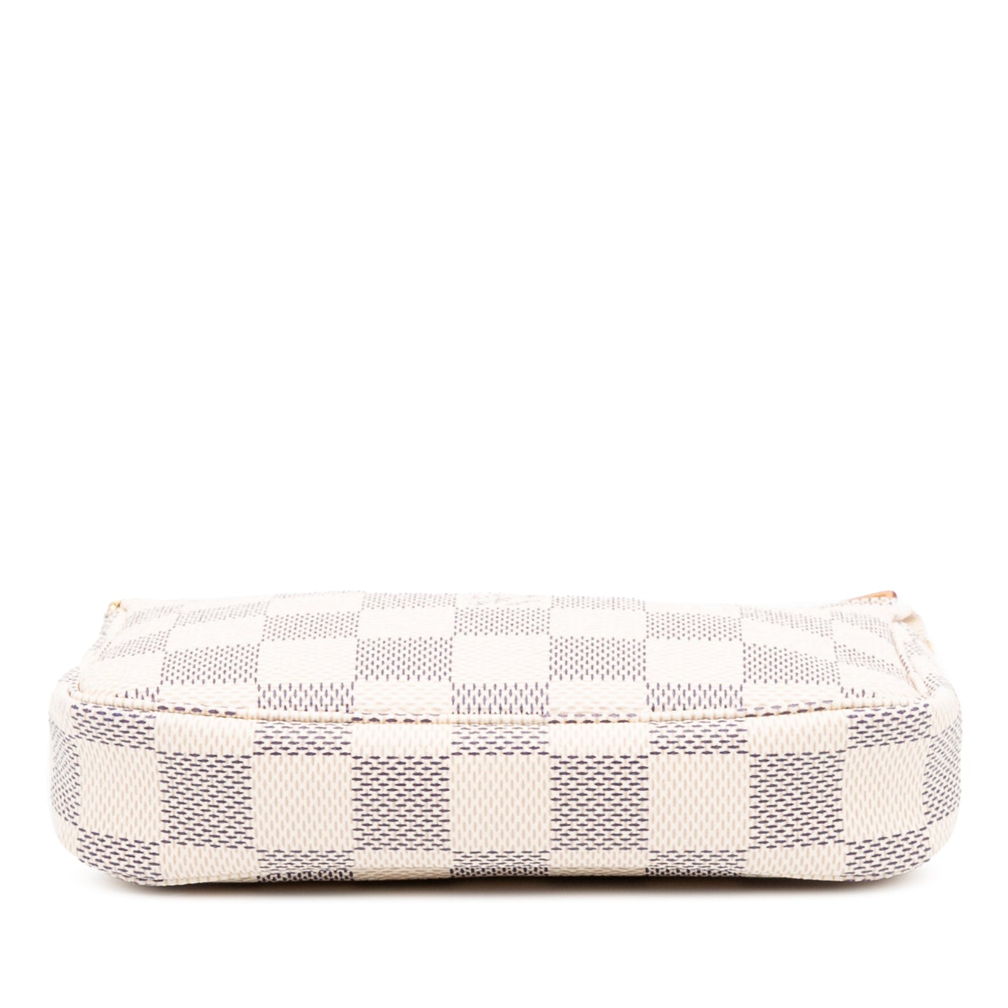 White Louis Vuitton Damier Azur Mini Pochette Accessoires Handbag