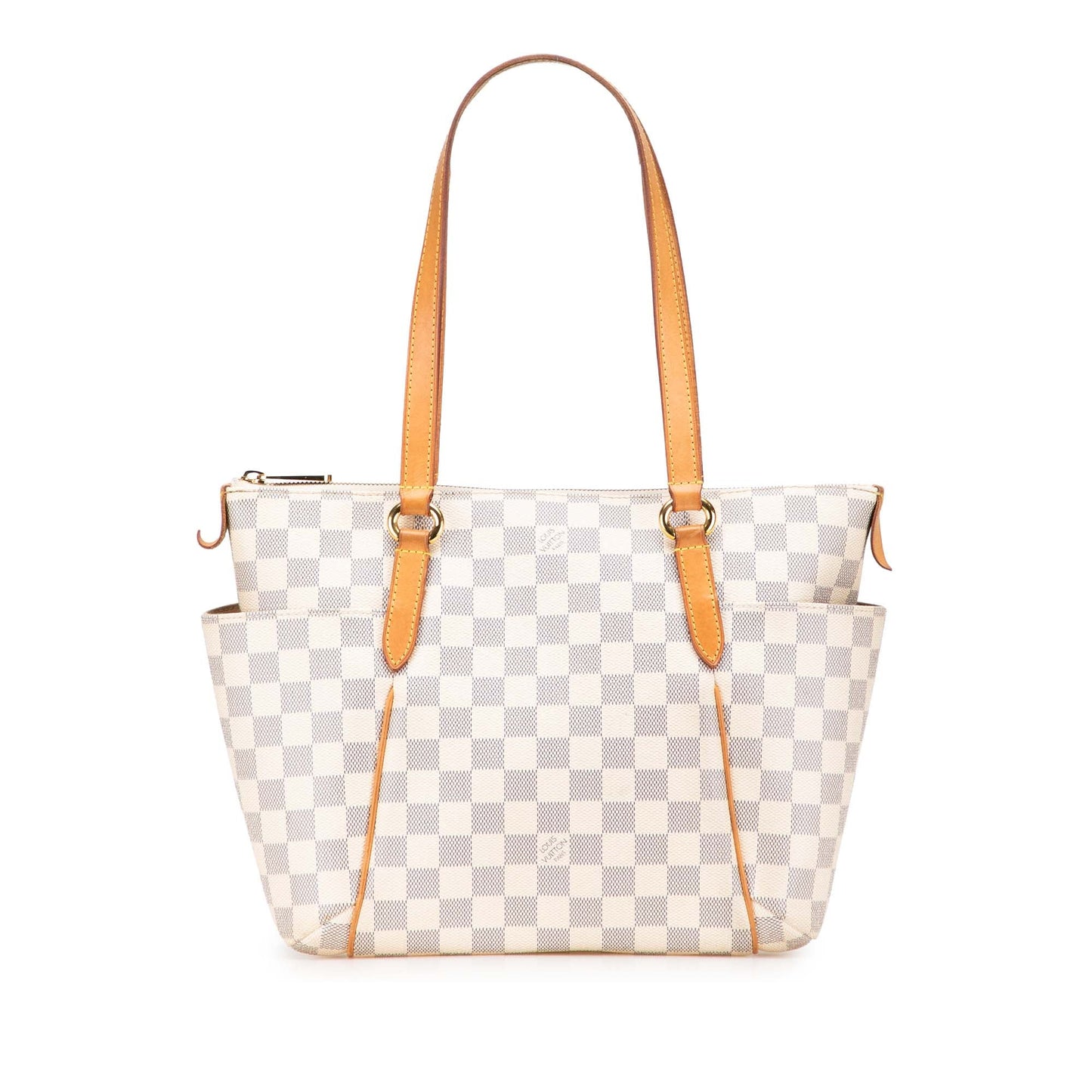 White Louis Vuitton Damier Azur Totally PM Tote Bag