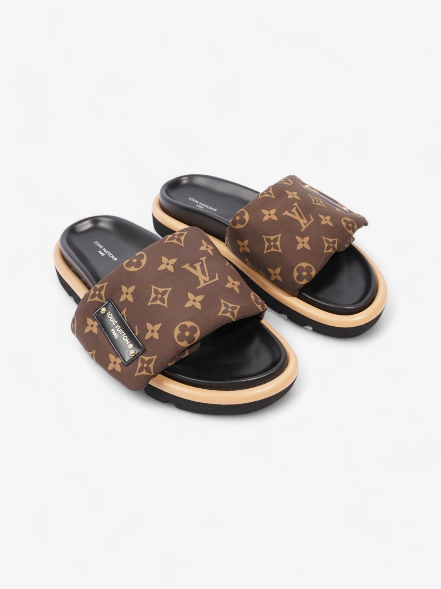 Louis Vuitton Pool Pillow Slides Monogram / Black Nylon EU 39 UK 6