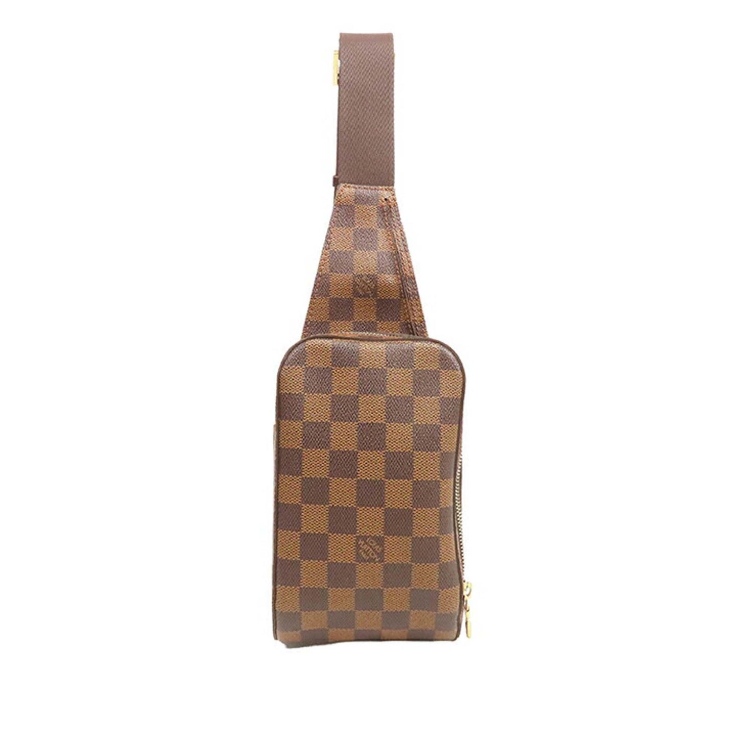 Brown Louis Vuitton Damier Ebene Geronimos Crossbody Bag