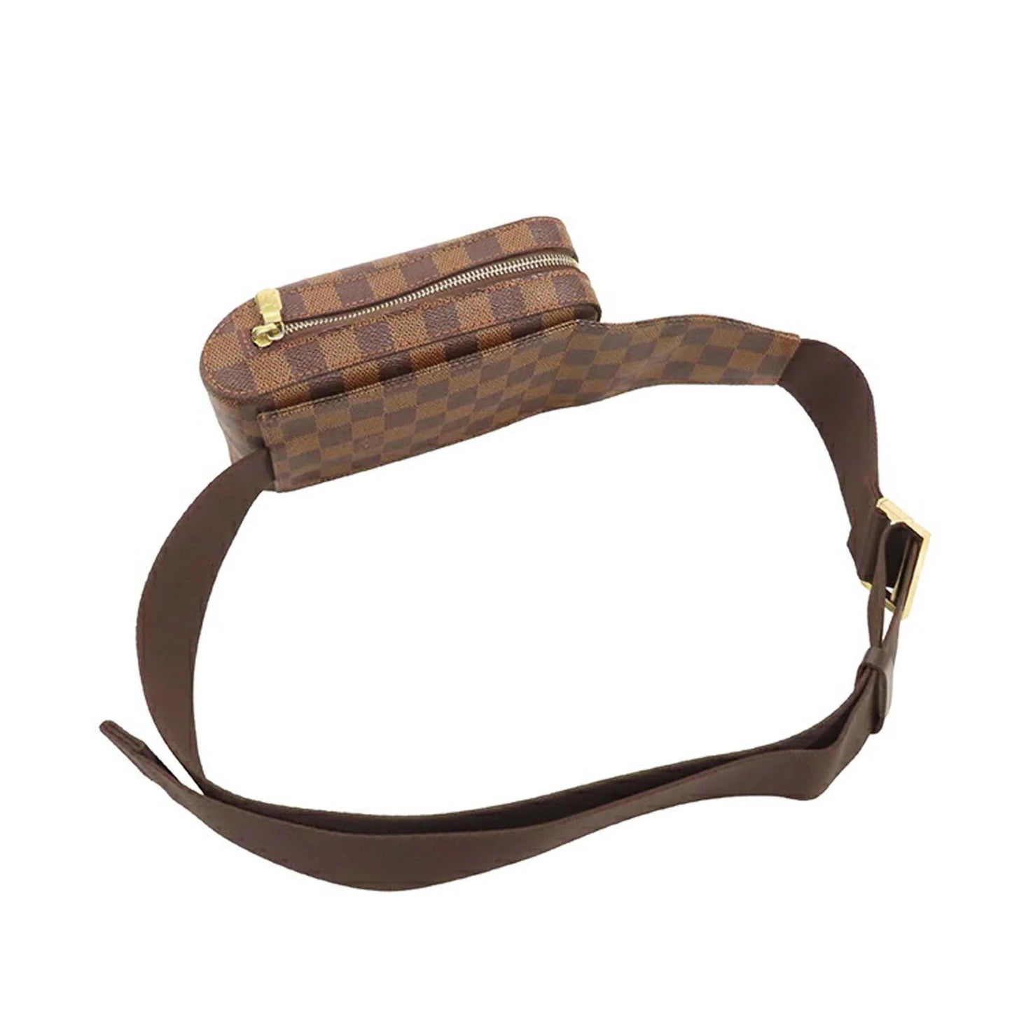 Brown Louis Vuitton Damier Ebene Geronimos Crossbody Bag