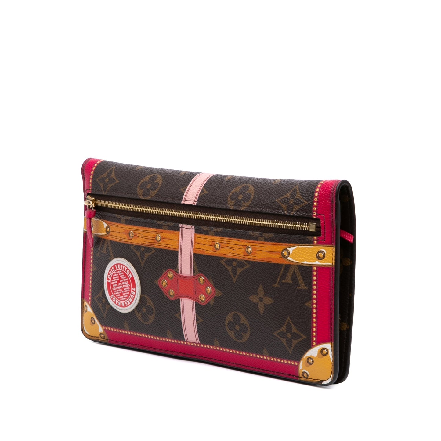 Brown Louis Vuitton Monogram Summer Trunks Pochette Weekend Crossbody Bag
