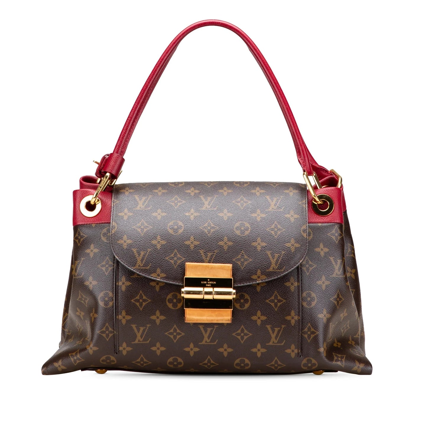 Brown Louis Vuitton Monogram Olympe MM Shoulder Bag