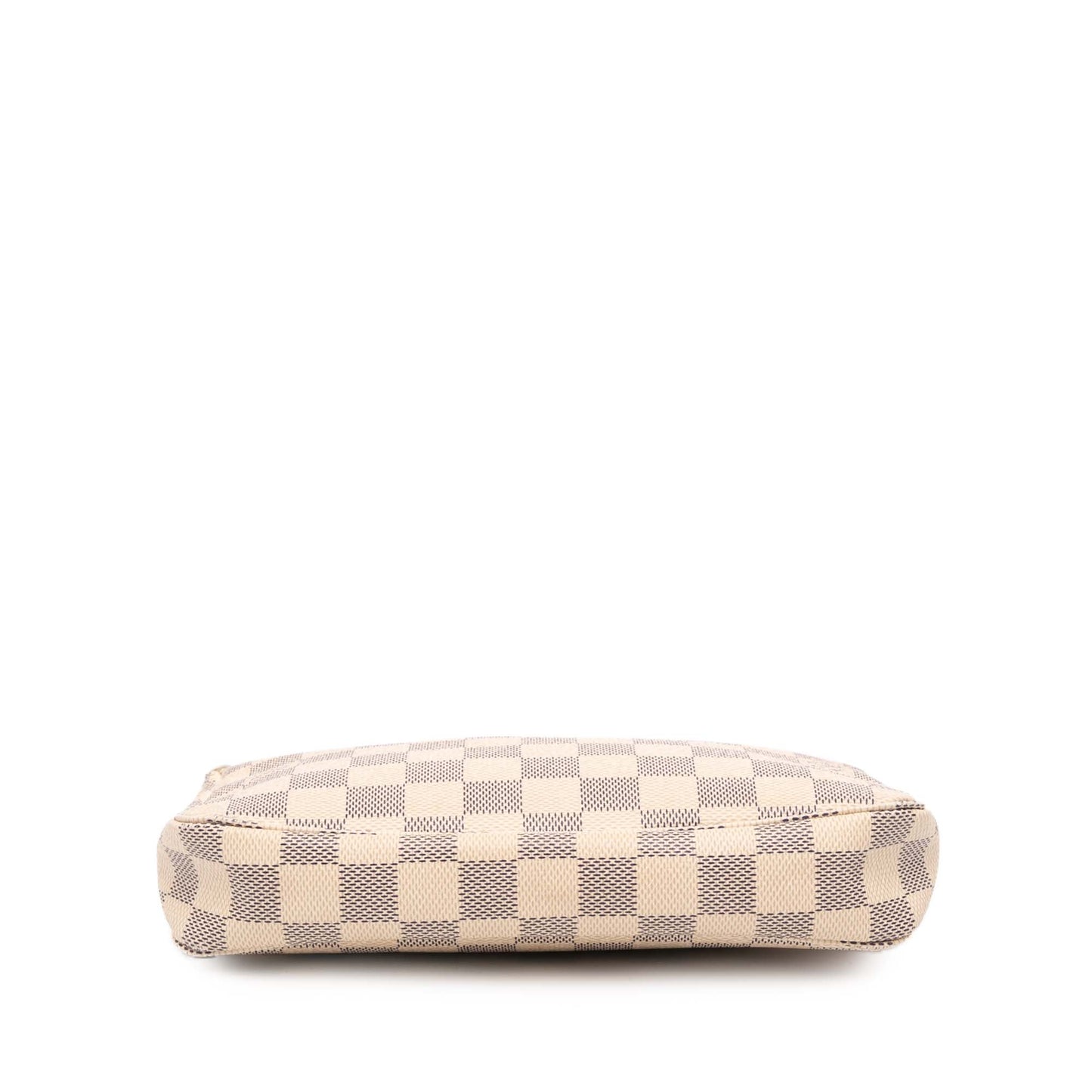 White Louis Vuitton Damier Azur Pochette Accessoires Shoulder Bag