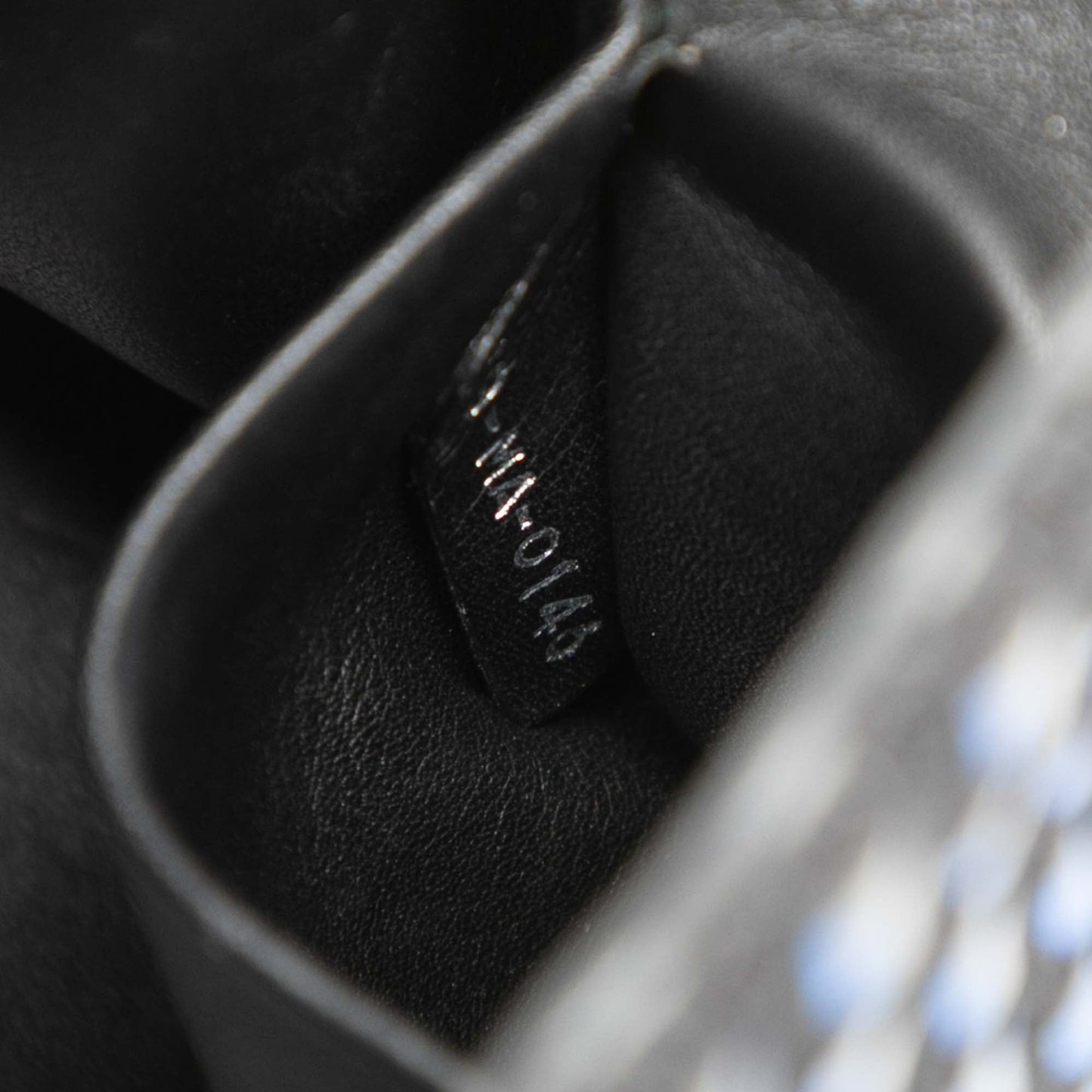Blue Dior Small Tweed Patch Diorissimo Tote Satchel